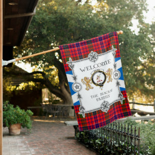 MacRae Modern Tartan Garden Flag - Tartan Flag Cla