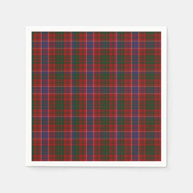 MacRae Tartan Plaid Paper Napkins (Front)