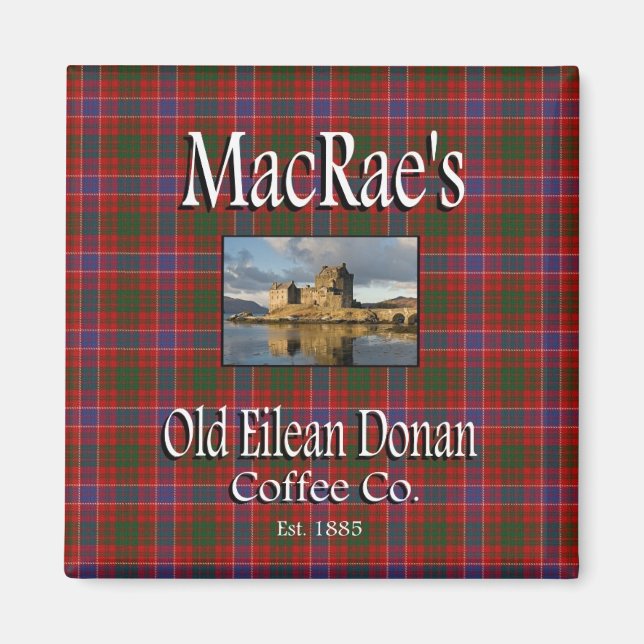 MacRae's Old Eilean Donan Coffee Co. Magnet (Front)