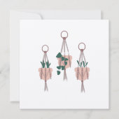 Macrame Plant Hanger Planter Pots Illustration (Front)