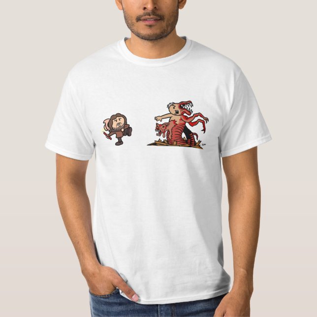 MacReady vs Thing T-Shirt (Front)