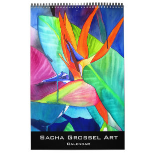 Macro Flower Art calendar by Sacha Grossel