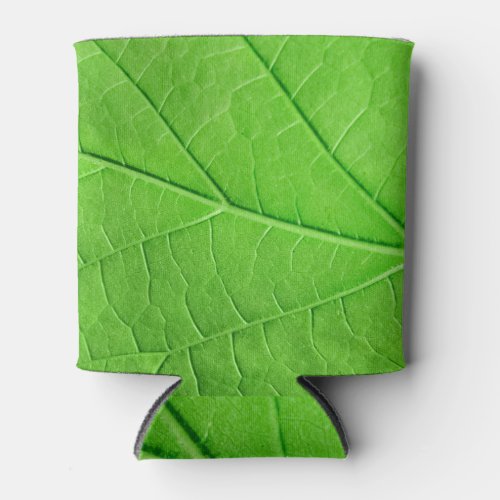 Macro Green Leaf Ecology Plant Can Cooler