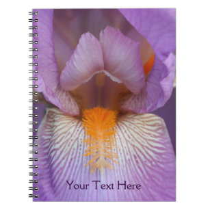 Macro Iris Petals Flower Nature Notebook