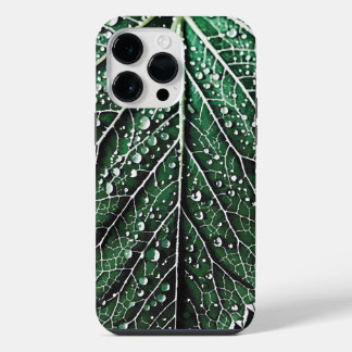 Macro leaf illustration iPhone 14 pro max case