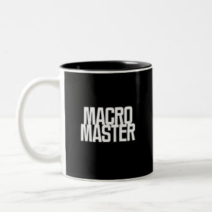 Macro Master Excel Automation Guru Design Two-Tone Coffee Mug