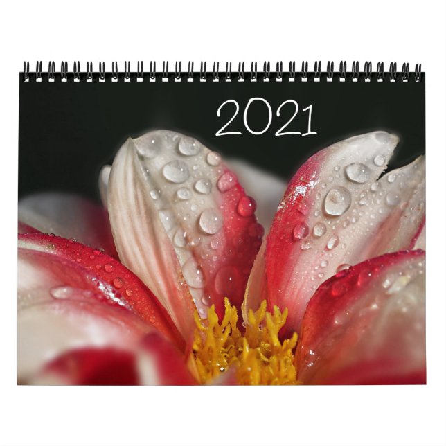 Macro photo flower calendar (Cover)