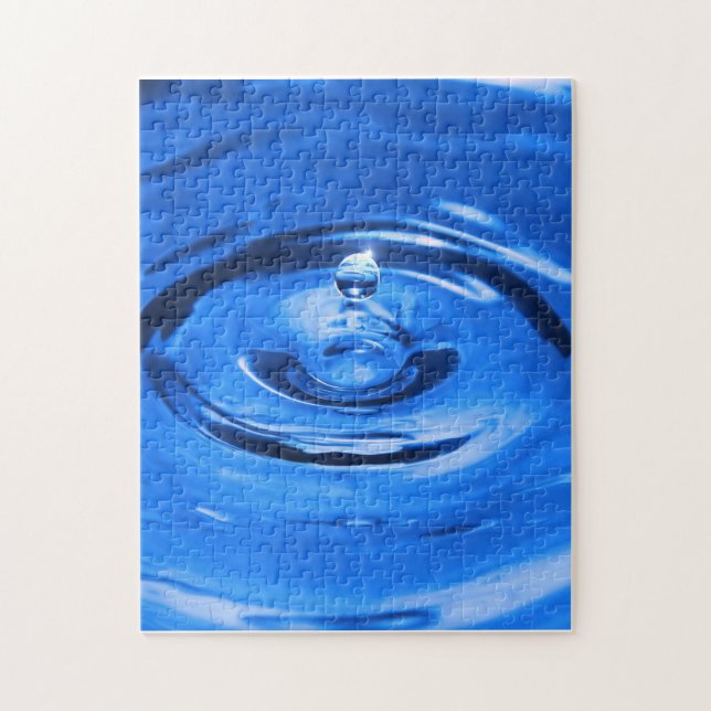 Macro water drop jigsaw puzzle (Vertical)