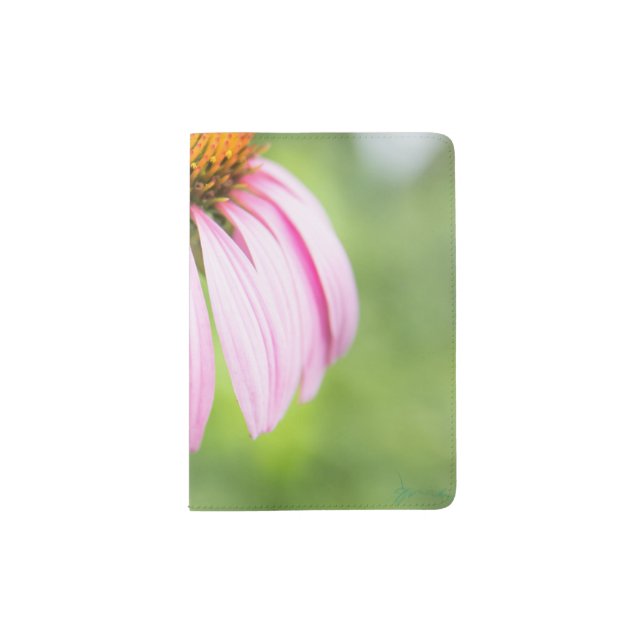 macro world of flower passport holder (Front)