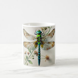 Macromia dragonfly 300824IREF215 - Watercolor Coffee Mug