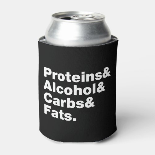Macronutrients Proteins  Alcohol  Carbs  Fats Can Cooler