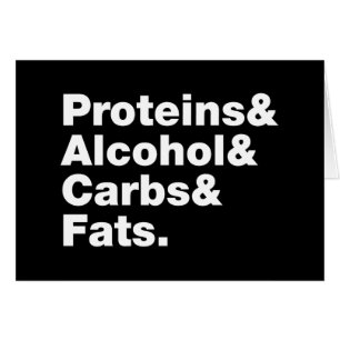 Macronutrients Proteins & Alcohol & Carbs & Fats. Cards