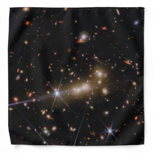 MACS0647  Gravitational Lensing Effect  JWST Bandana