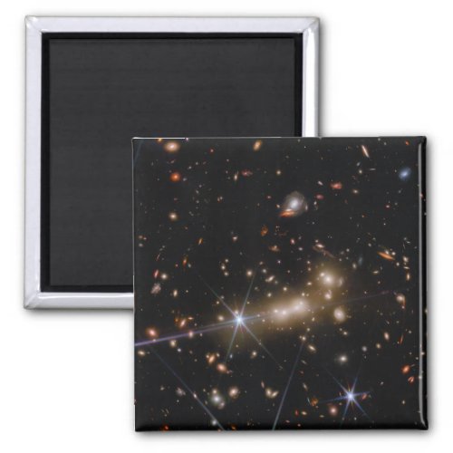 MACS0647  Gravitational Lensing Effect  JWST Magnet