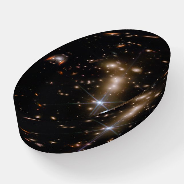 MACS0647 | Gravitational Lensing Effect | JWST Paperweight (Angled)