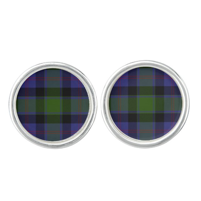 MacTaggart Tartan Cufflinks (Front)