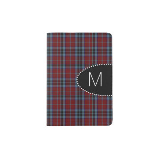 MacTavish Clan Plaid Monogram Passport Holder