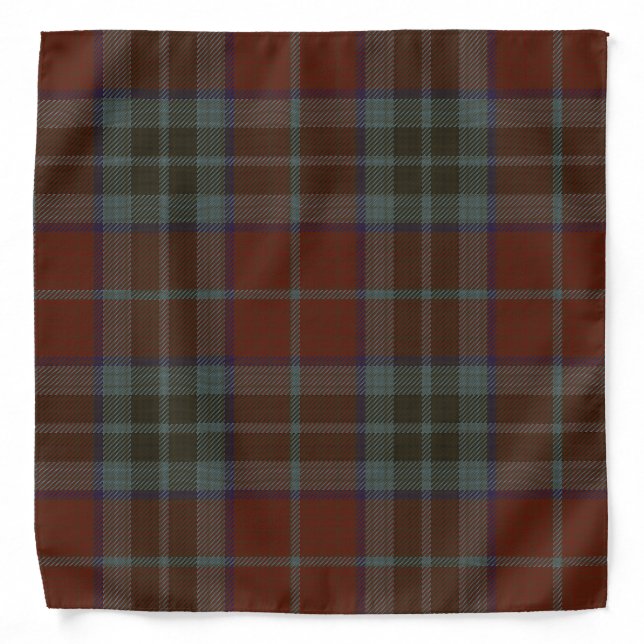 MacTavish Clan Tartan Bandana (Front)
