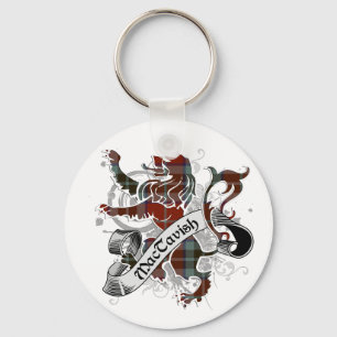 MacTavish Tartan Lion Keychain