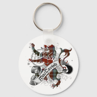 MacTavish Tartan Lion Keychain