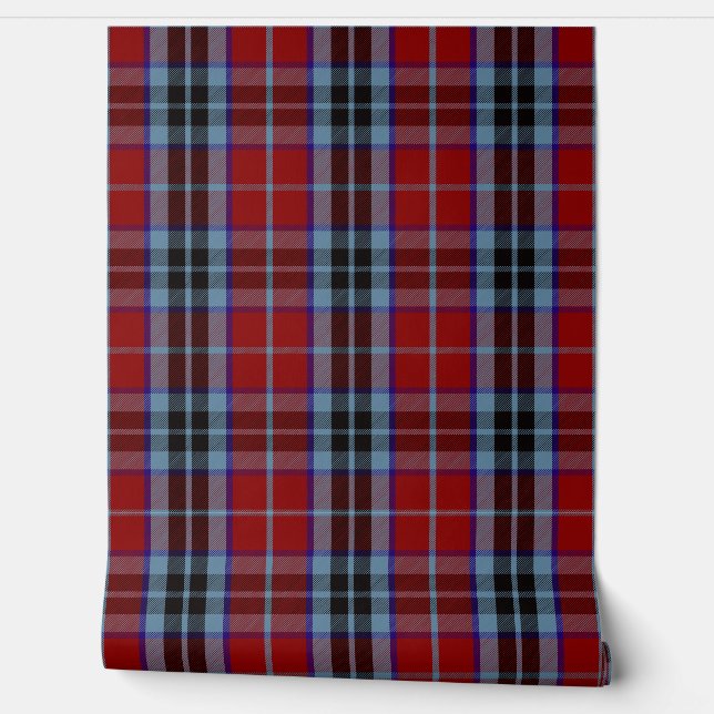 MacTavish Tartan Plaid Scottish Clan Wallpaper (Unrolling)
