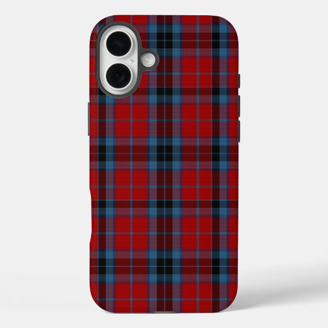 MacTavish Tartan Red and Blue Plaid Case-Mate iPhone Case (Back)