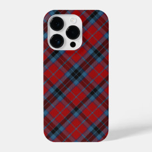 MacTavish Tartan Red and Blue Plaid iPhone 14 Pro Case