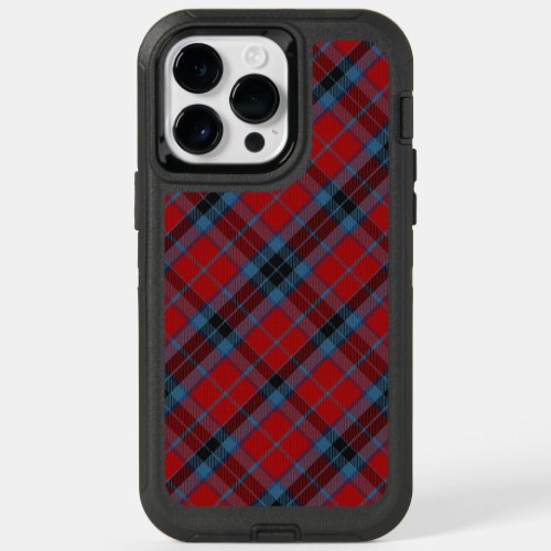MacTavish Tartan Red and Blue Plaid OtterBox iPhone 14 Pro Max Case