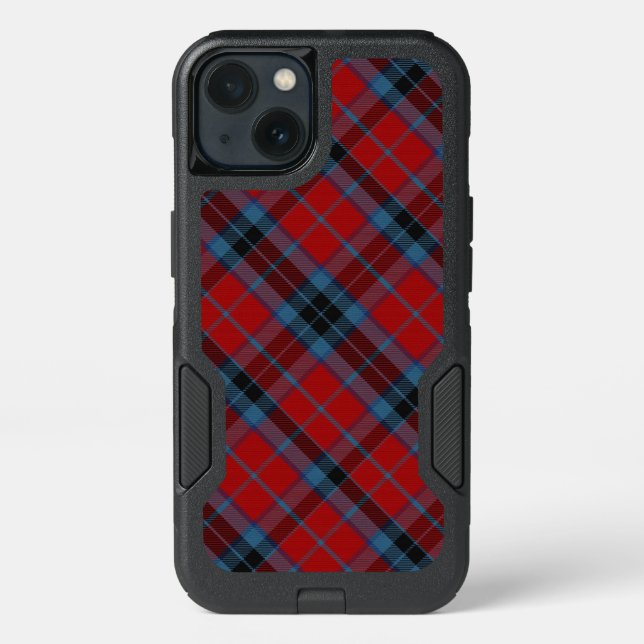 MacTavish Tartan Red and Blue Plaid Otterbox iPhone Case (Back)