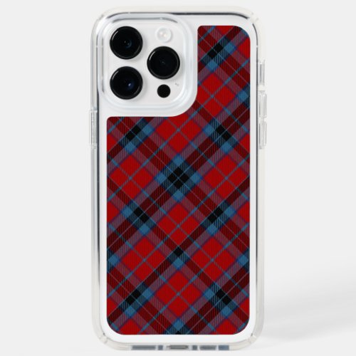 MacTavish Tartan Red and Blue Plaid Speck iPhone 14 Pro Max Case