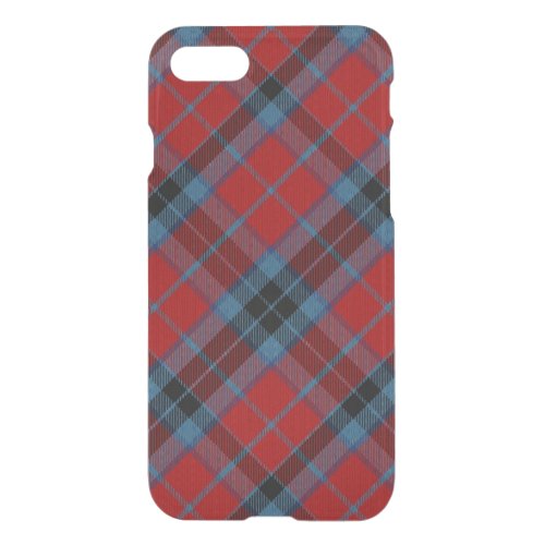 MacTavish Tartan Red and Blue Plaid iPhone SE87 Case