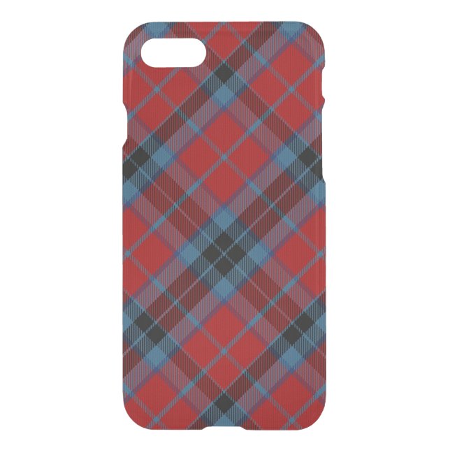 MacTavish Tartan Red and Blue Plaid Uncommon iPhone Case (Back)