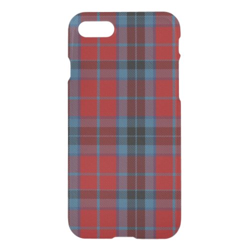 MacTavish Tartan Red and Blue Plaid iPhone SE87 Case