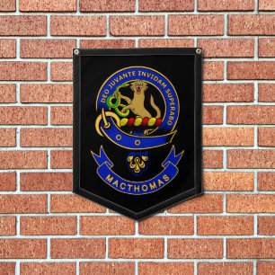 MacThomas Clan Badge Banner Pennant
