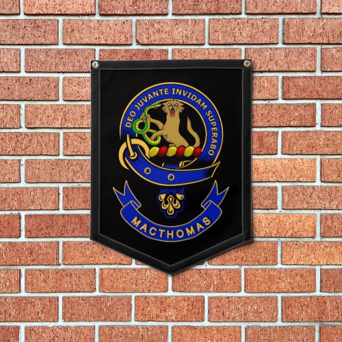 MacThomas Clan Badge Banner   Pennant