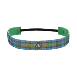 MacThomas Tartan And Monogram Athletic Headband