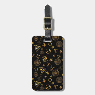 MACUSA™ Magic Symbols And Crests Pattern Luggage Tag