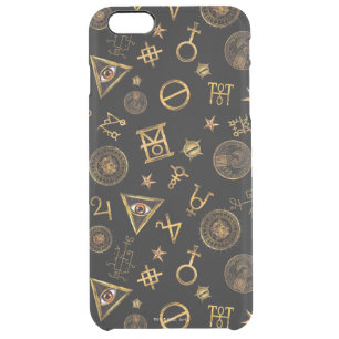 MACUSA™ Magic Symbols And Crests Pattern Clear iPhone 6 Plus Case