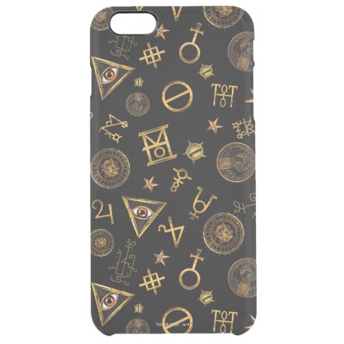 MACUSA Magic Symbols And Crests Pattern Clear iPhone 6 Plus Case