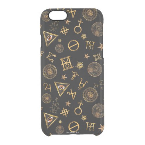 MACUSAâ Magic Symbols And Crests Pattern Clear iPhone 66S Case