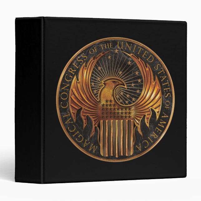 MACUSA™ Medallion 3 Ring Binder (Front/Spine)