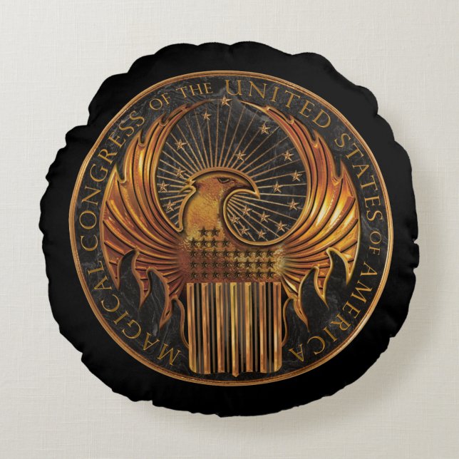 MACUSA™ Medallion Round Pillow (Front)