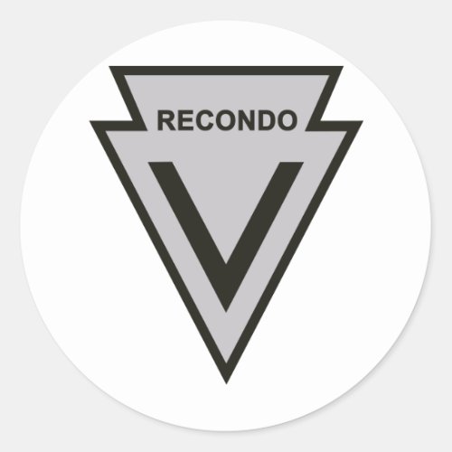 MACV Recondo Classic Round Sticker