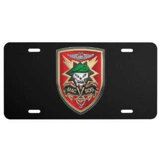 MACV SOG License Plate