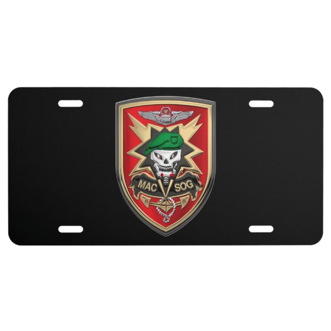 MACV SOG License Plate (Front)