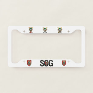 MACV SOG LICENSE PLATE FRAME