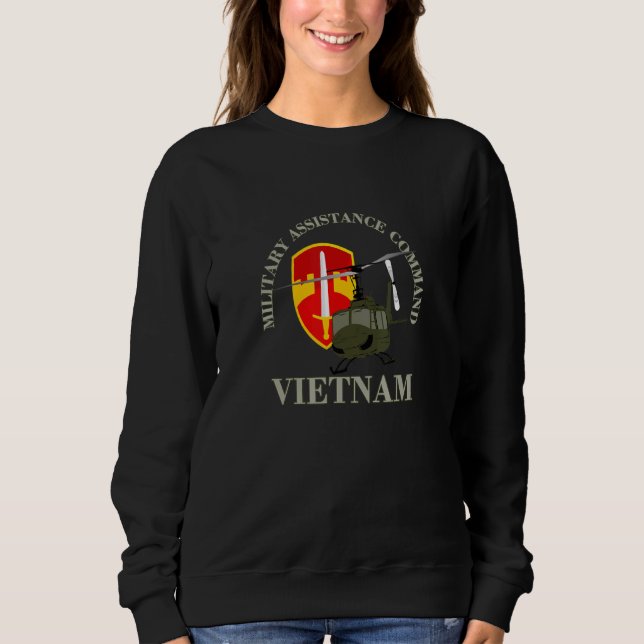 Macv Sog Vietnam Military Assistance Command Vietn Sweatshirt (Front)