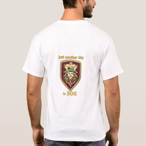 MACV SOG Vietnam war veterans patch T_Shirt