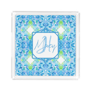 Macy Mosaic Acrylic Tray