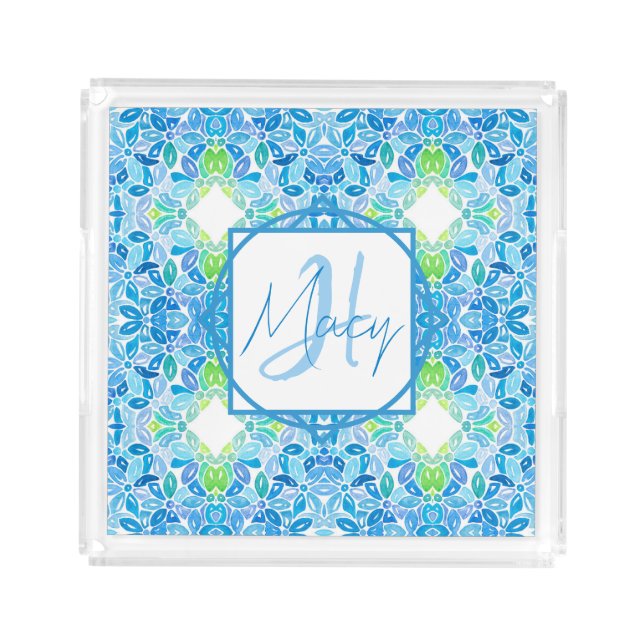 Macy Mosaic Acrylic Tray (Front)